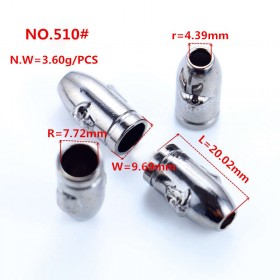 Bronze/Rose Gold/White/Glossy black/Gold/Platinum/Matte black-Alloy End Stopper