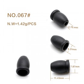 Matte black/Bronze/Gold/Platinum/White/Rose Gold/Glossy black-Alloy Rotundity End Stopper Matte black/Bronze/Gold/Platinum/White/Rose Gold/Glossy black-Alloy Rotundity End Stopper