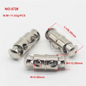 Gold/Platinum/Rose Gold/Glossy black/Bronze/White/Matte black-Alloy Spring Buckle Gold/Platinum/Rose Gold/Glossy black/Bronze/White/Matte black-Alloy Spring Buckle